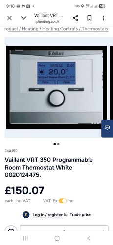Vaillant vrt 350 wired - vrt,