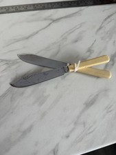 2 x Vintage Antique Bone