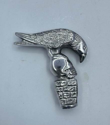 Antique gothic crow - gothic, skull