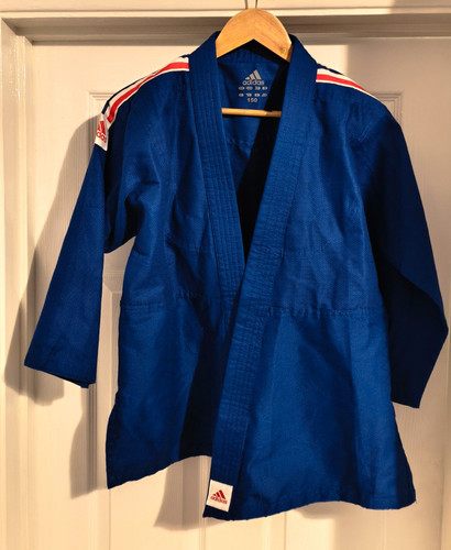 Adidas blue judo suit - judo,