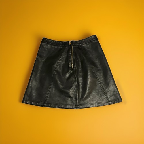 Zara basic black faux - zara,