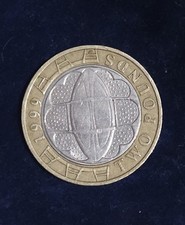 Rugby World Cup 1999 £2 Coin Rare Collection GBP British Currency 999 