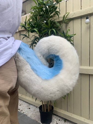 Partial fursuit large - fursuit, blue