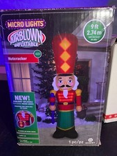 NEW Gemmy Nutcracker 9 ft