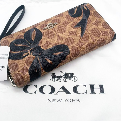 Coach long zip around wallet - coach,