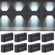 LED Solar Fence Lights Outdoor