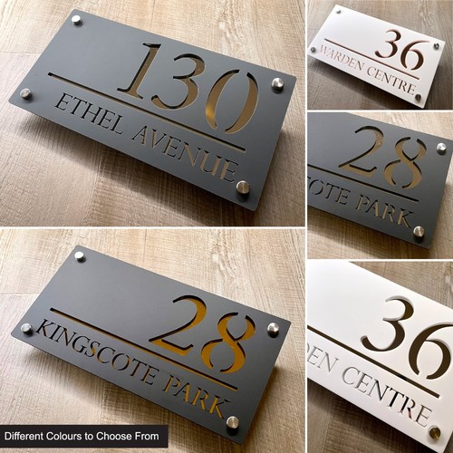 House number plaques - plaques,