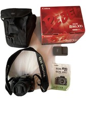 CANON EOS REBEL XTI/400d DSLR Camera EF-S 18-55mm Lens Lowepro Bag Full Box +Kit