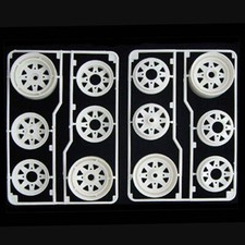 Tamiya 58027 Ranger/Subaru Brat/Pajero, 9005099/19005099 Front & Rear Wheels