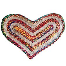 HEART RAG RUG DOORMAT FAIR