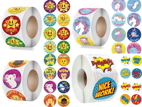Kids school reward stickers - school,