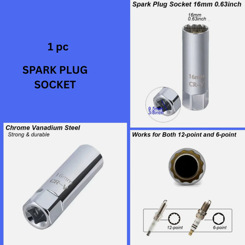 Spark plug socket deep thin - spark,