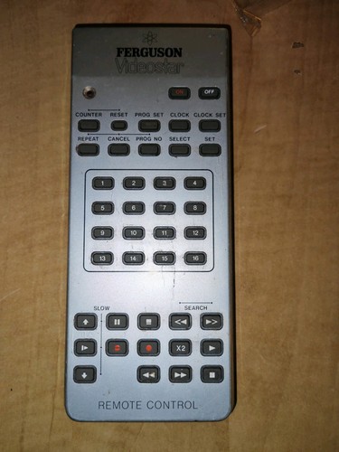 Ferguson videostar vcr remote - videostar,