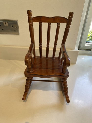 Vintage wooden rocking chair - vintage,