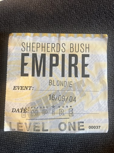 Blondie used guest list - blondie,