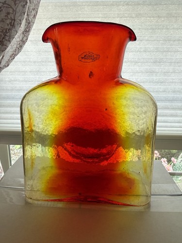 2010 blenko tangerine amberina - 2010,
