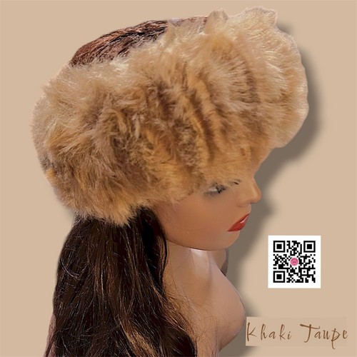 Khaki taupe headband soft - khaki,