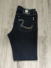 Rock & Republic Jeans Mens W36 L32 Dark Blue Straight Leg Excellent Condition
