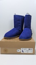 Ugg Australia Womens Classic Short Boots in Blueberry UK6 - Brand New, In Box