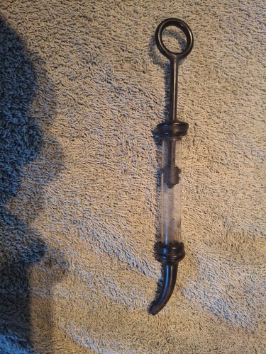 Antique glass vulcanite - glass, &