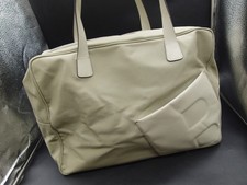 Bally Beige Embossed B Tote