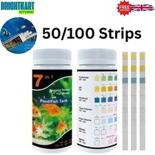7 in 1 PH Test Fish Tank Water Tropical Aquarium Pond Water Test Strips Kit 2025