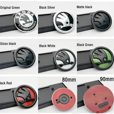Pcs 80mm/90mm Skoda Emblem