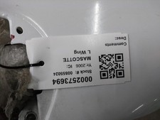 2006 RENAULT MASCOTTE 4 Door Truck Red  N/S Passengers Left Front Wing 2006