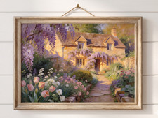 Cotswold Cottage Print -
