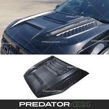 BONNET SCOOP MATTE BLACK VENT COVER TRIM WILDTRAK RAPTOR FOR FORD RANGER T9 23+
