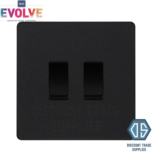 Evolve matt black screwless - evolve,