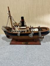 Vintage Handmade Model Sanson Tugboat A Truly Amazing Replica 35x27cm Model