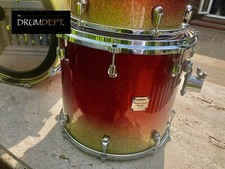 ♚SUPERB !♚YAMAHA Maple Custom ABSOLUTE NOUVEAU 16 x 14" FLOOR TOM♚APPLE SPARKLE♚