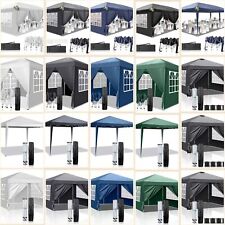 2X2m 3X3m 3x6m Pop-up Gazebo Marquee Canopy Outdoor Garden Party Wedding Tent UK