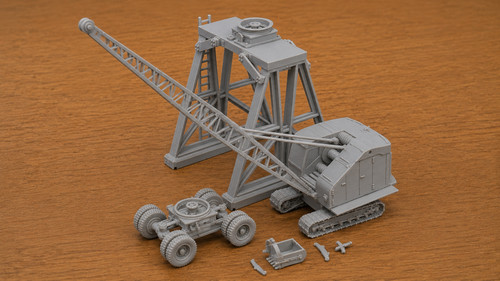 British ww2 cargo crane - rb-22,