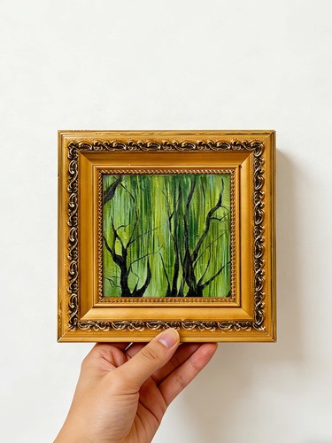 Willow tree art oil - willow,