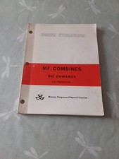 Massey Ferguson Combine Cessna Hydraulic Workshop Manual Book