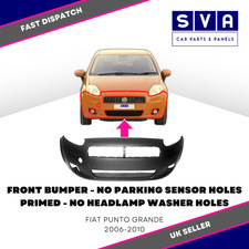 Front Bumper Primed Fits Fiat