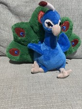 Wal Mart Medium Peacock Plush