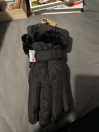 Black ladies gloves - ladies,