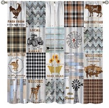 Farm Animal Curtains for