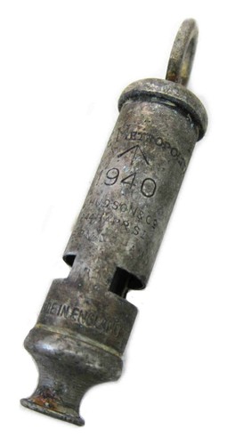 Ww2 british whistle 1939 - whistle, to