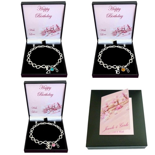 Birthstone bracelet happy - birthstone,