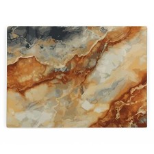 Brown Marbled Glass Worktop