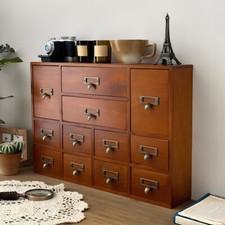 Wooden Small Desk Chest of