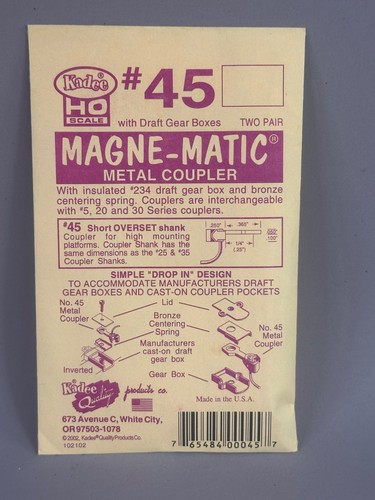Kadee metal short - no., 45