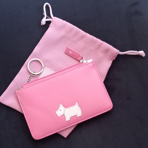 Radley pink leather zip - radley,
