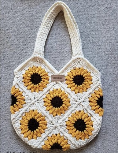 Handmade sunflower crochet - handmade,