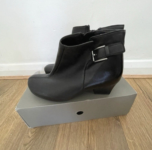 Ara women black leather - black,