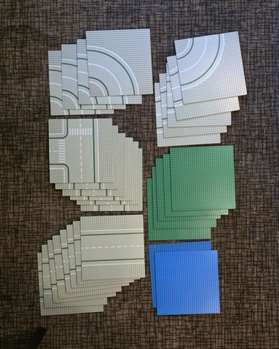 Lego base plates road - lego, ,